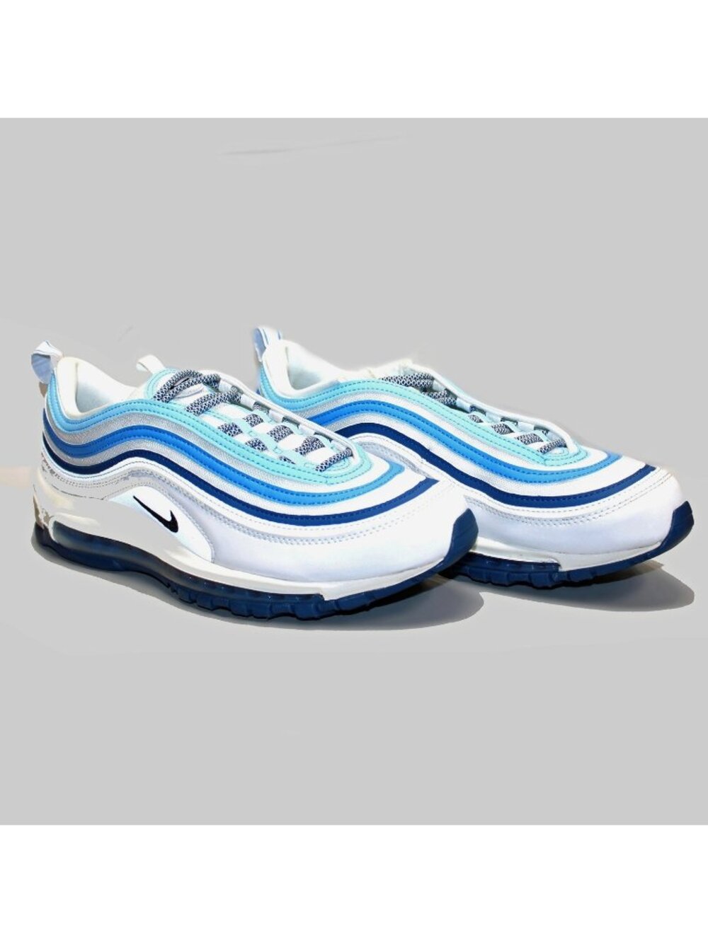 Nike Air Max 97 Men's Summit White Light Photo Blue FN6957-100 176028 Size 9.5